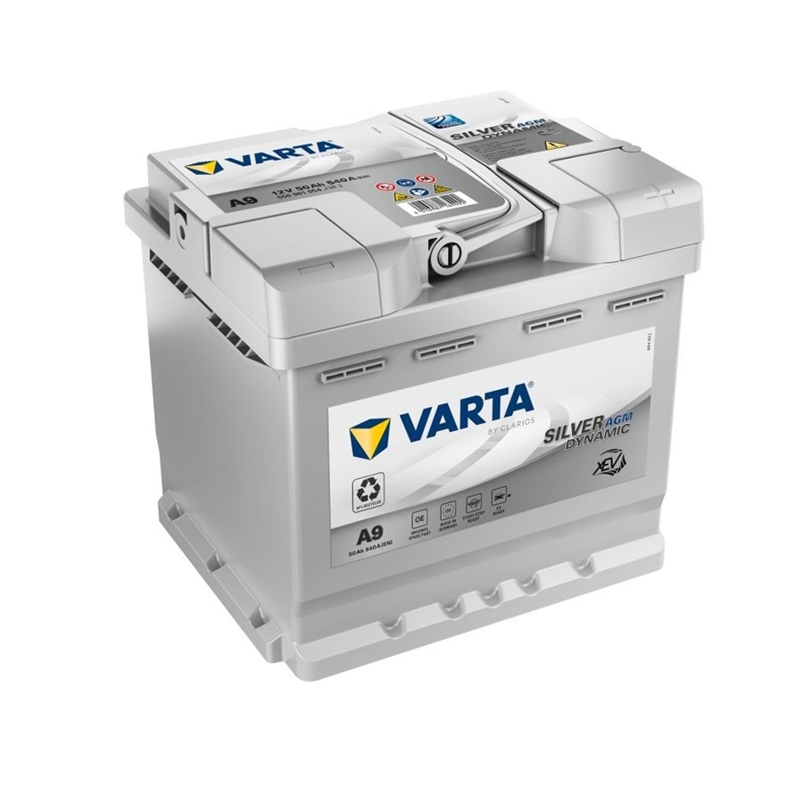 Varta A7 Silver Dynamic 12V 70Ah 760A/EN AGM Start-Stop (ex E39) Car Battery